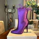 Botin Satin Purpura
