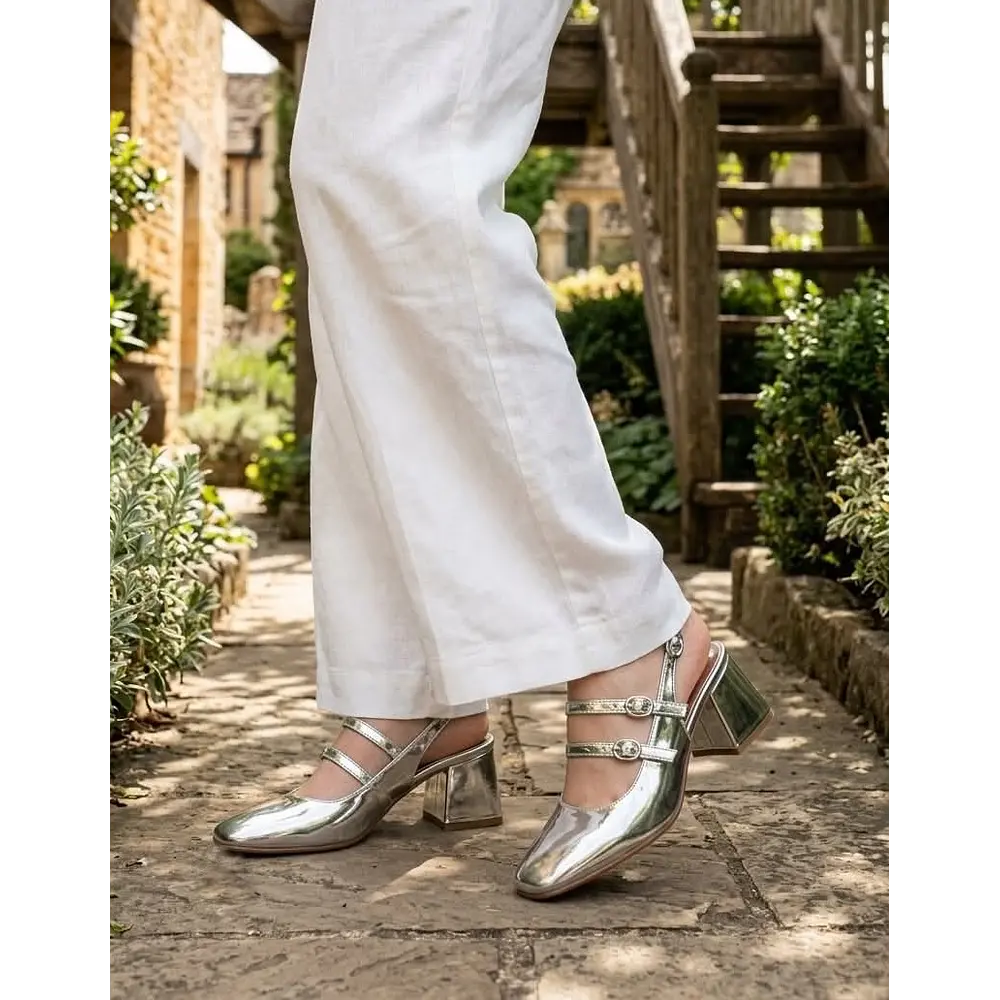 Zapato Plateado 