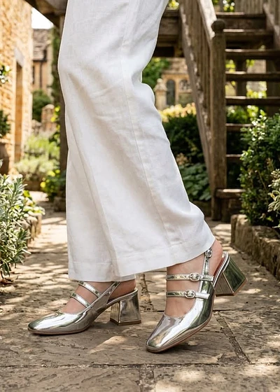 Zapato Plateado 
