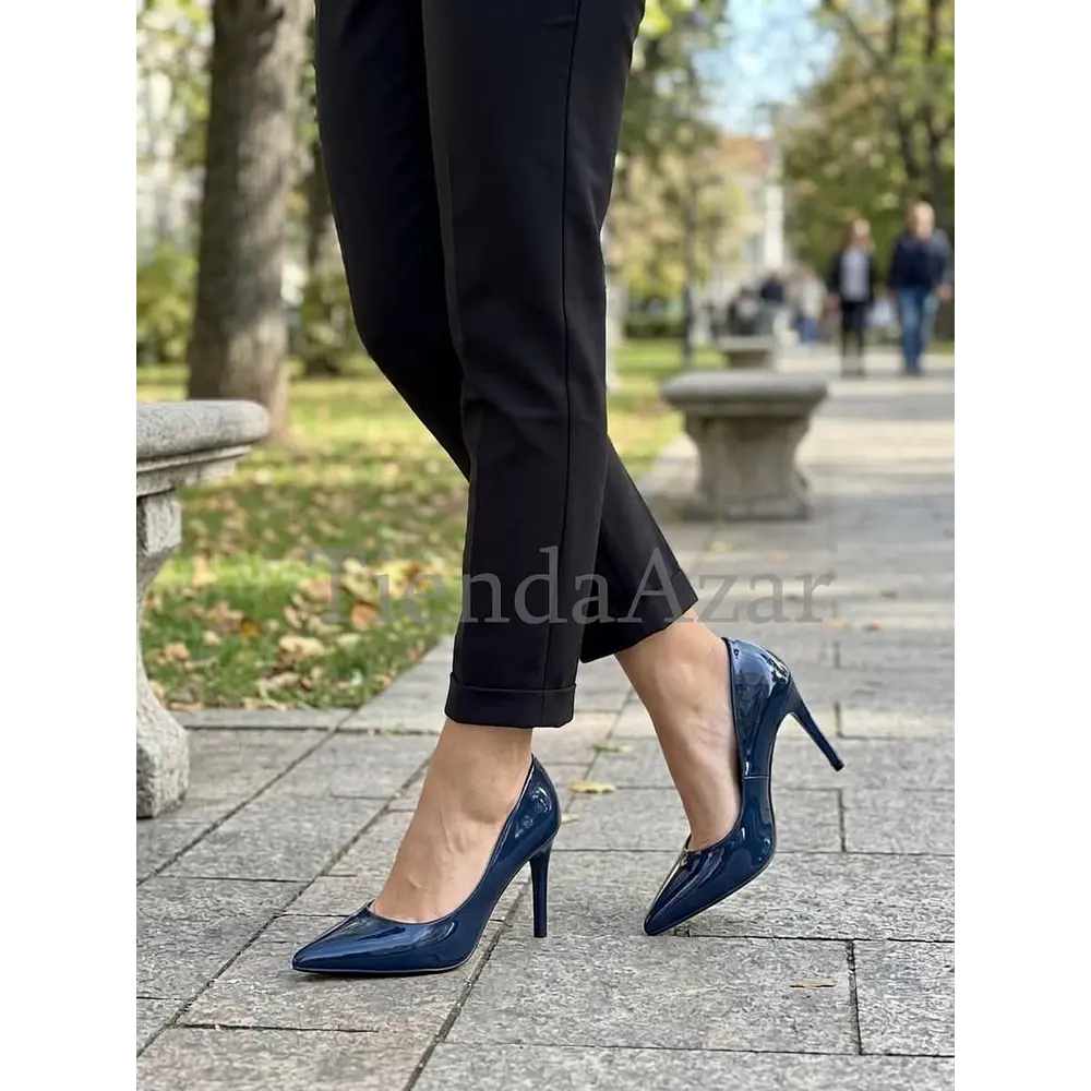 Zapato Azul Charol