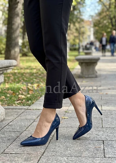Zapato Azul Charol