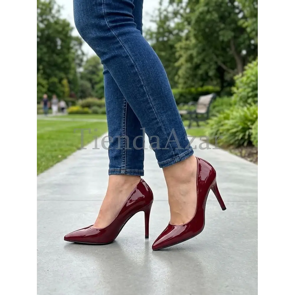 Zapato Burdeo Charol