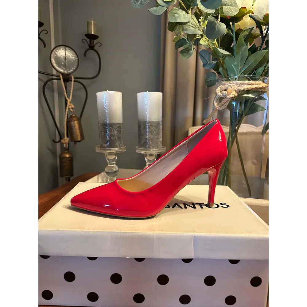 Zapato Charol Rojo