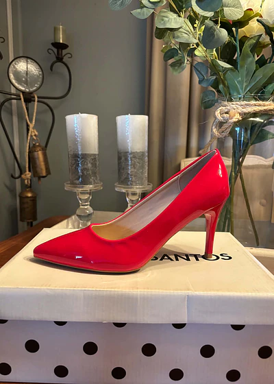 Zapato Charol Rojo