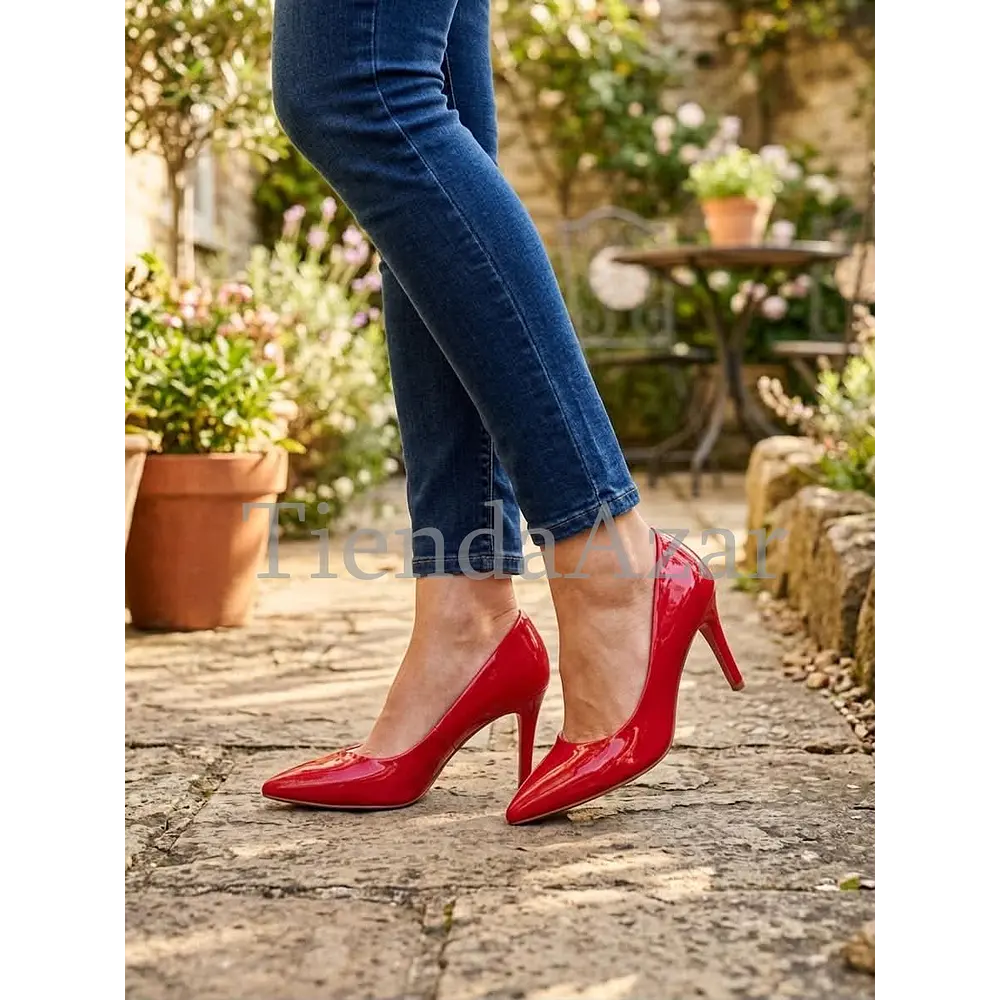 Zapato Charol Rojo