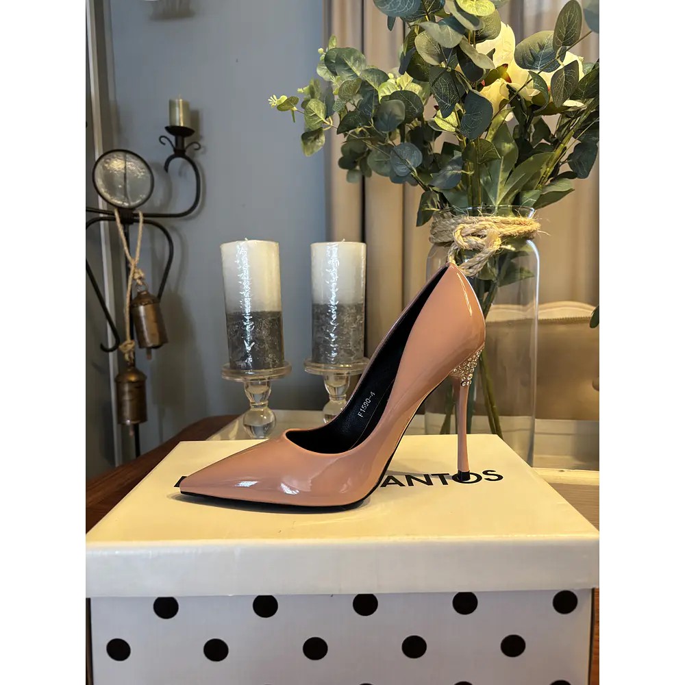 Zapato Charol Nude