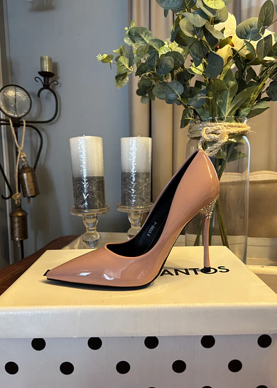 Zapato Charol Nude