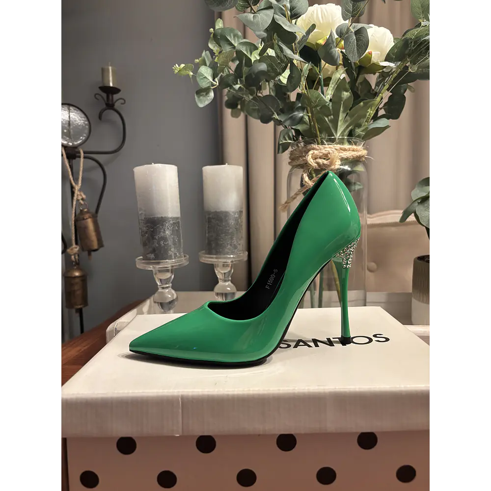 Zapato Charol Verde