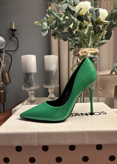 Zapato Charol Verde