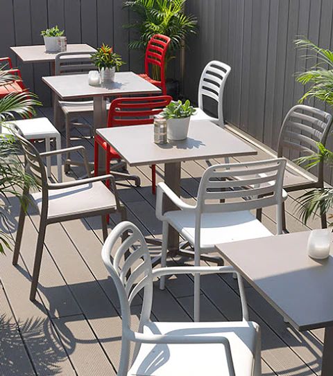 Silla de Terraza Costa con apoyabrazos - Nardi Italia
