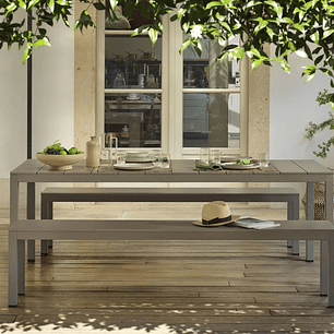 Mesa de Terraza Rio Aluminio Fija 210 - Nardi Italia