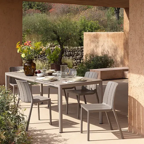 Mesa de terraza Tevere 147 extensible 211 - Nardi Italia