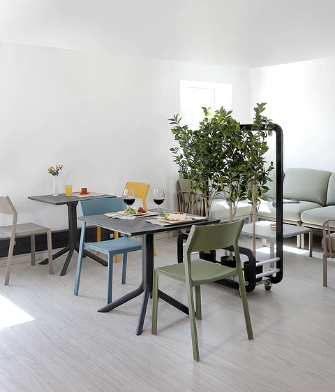 Mesa para terraza 70x70 Clip - Nardi Italia
