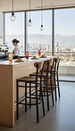 Taburete de Bar Toronto | Metal y Madera - Miniatura 1