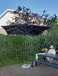 Quitasol para Terraza Portugal 2.5 x 2.5 mt con cuerda (Base 50kg Incluida) - Miniatura 3