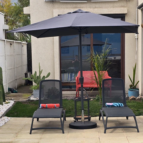 Quitasol para Terraza Portugal 2.5x2.5 con manivela - bCasual