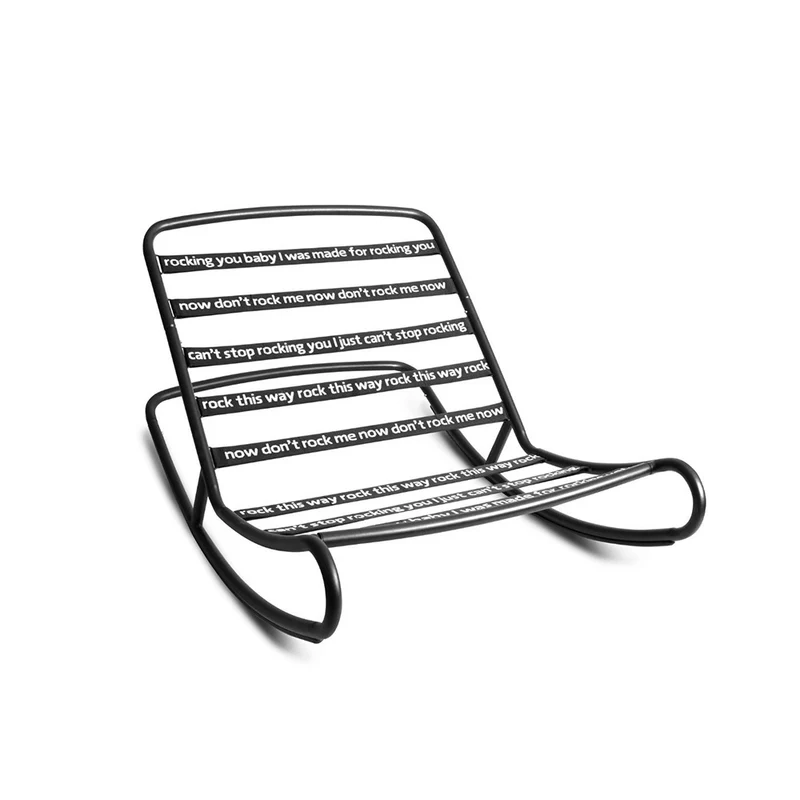 Mecedora Rock 'n Roll negro - Fatboy 1