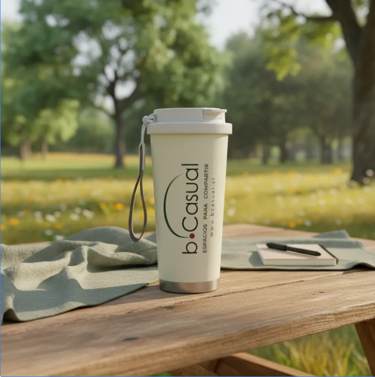 Mug Térmico Acero Inoxidable | 400ml | Bebidas Frías y Calientes - bCasual 4
