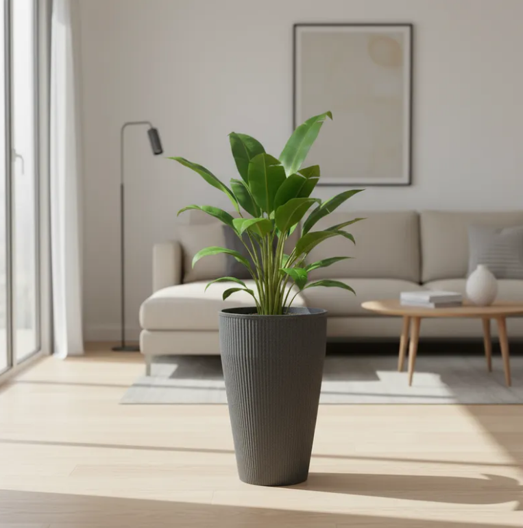 Macetero 70 cm alto - Lineas Vertical 4