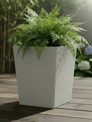 Macetero 53 cm Alto x 42 cm Lineas Horizontal