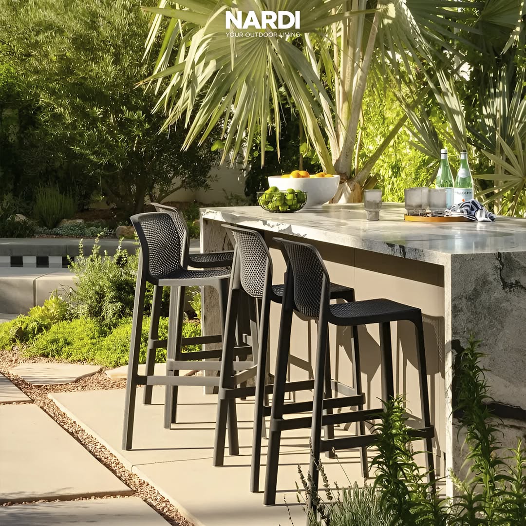 Pack 4 Taburetes Terraza Net 65 cm – Nardi Italia 2