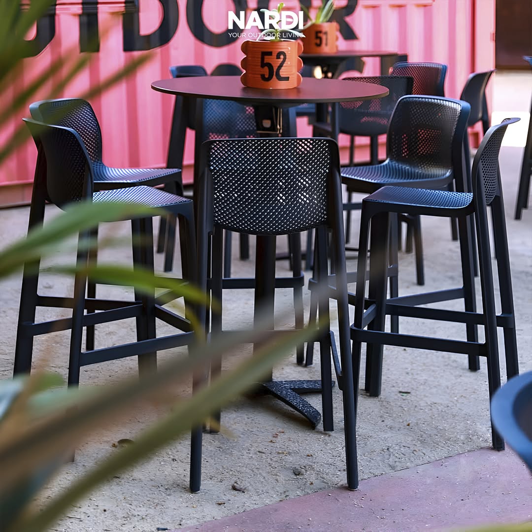 Pack 4 Taburetes Terraza Net 65 cm – Nardi Italia 4