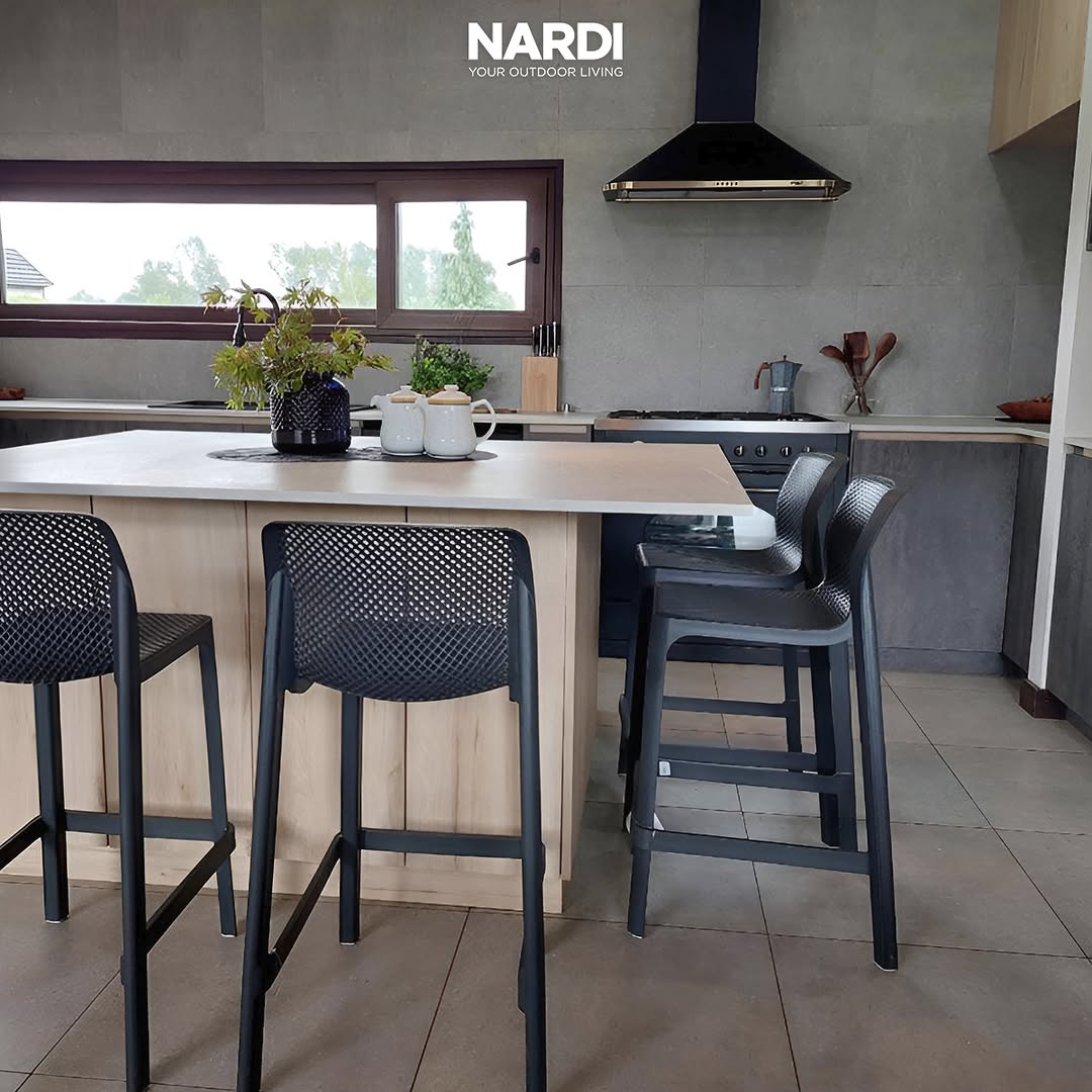 Pack 4 Taburetes Terraza Net 65 cm – Nardi Italia 1