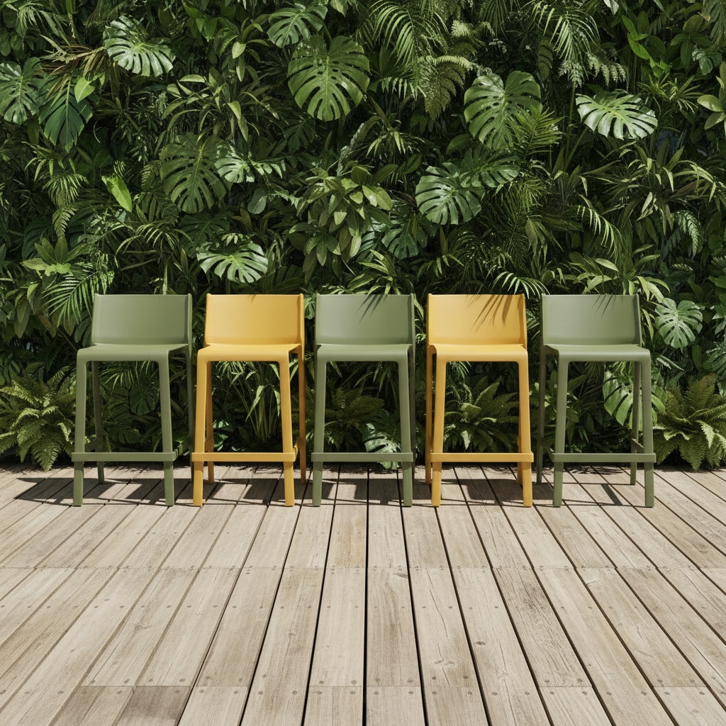 Pack 4 Taburetes Trill 65 cm – Nardi Italia 2