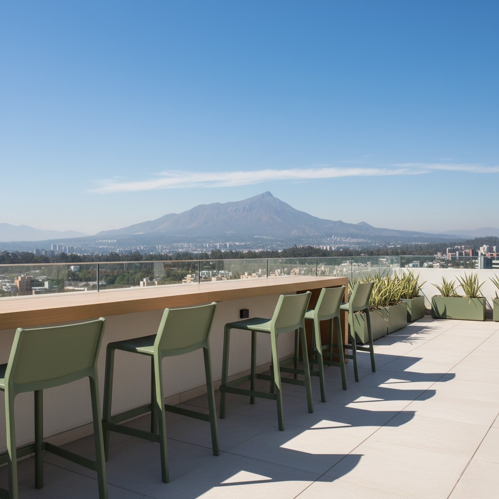 Pack 4 Taburetes Trill 65 cm – Nardi Italia 1