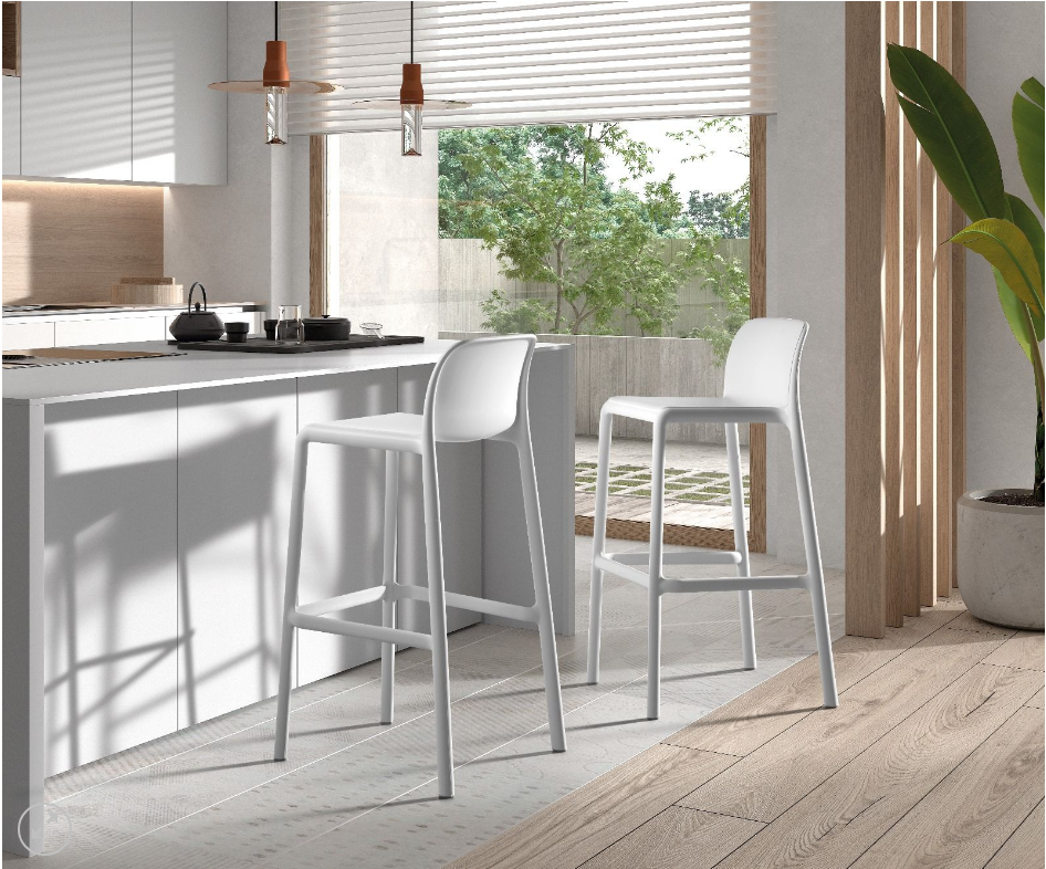Pack 4 Taburetes Bar - Faro 75 cm – Nardi Italia 3