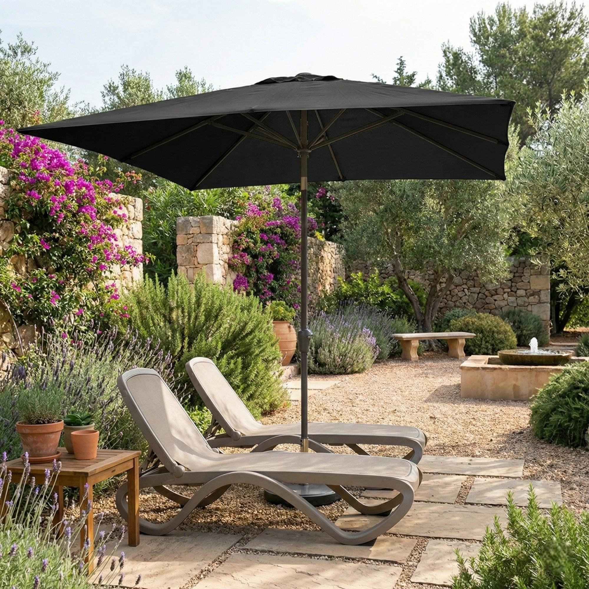 Quitasol para Terraza Portugal 2×2 – bCasual - con base 50kg 1