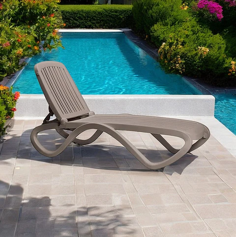 Pack 4 Reposeras Terraza Tropico – Nardi Italia