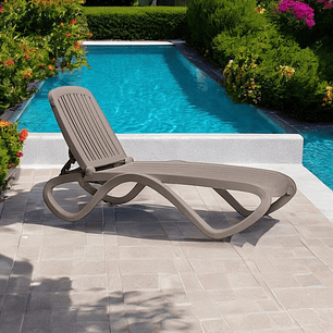 Pack 4 Reposeras Terraza Tropico – Nardi Italia