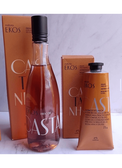 REGALO EKOS CASTAÑA: FRESCOR + CREMA MANOS
