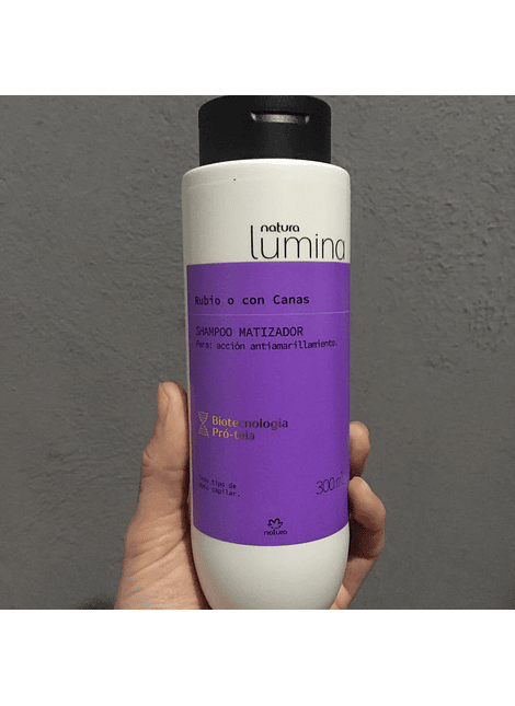 SHAMPOO LUMINA MATIZADOR 300 ML NATURA 