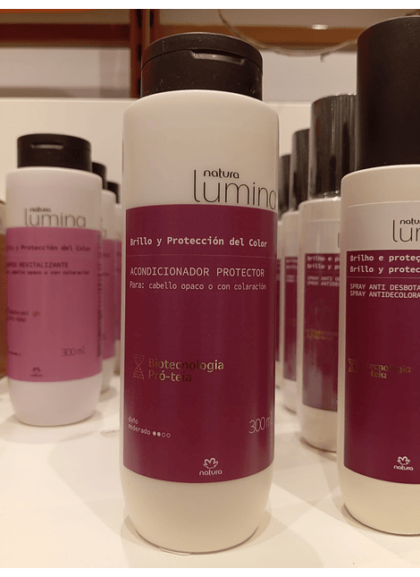 ACONDICIONADOR LUMINA BRILLO Y PROTECCIÓN DEL COLOR NATURA