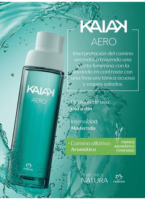 Kaiak Aero Edt Femenino 100 Ml Natura
