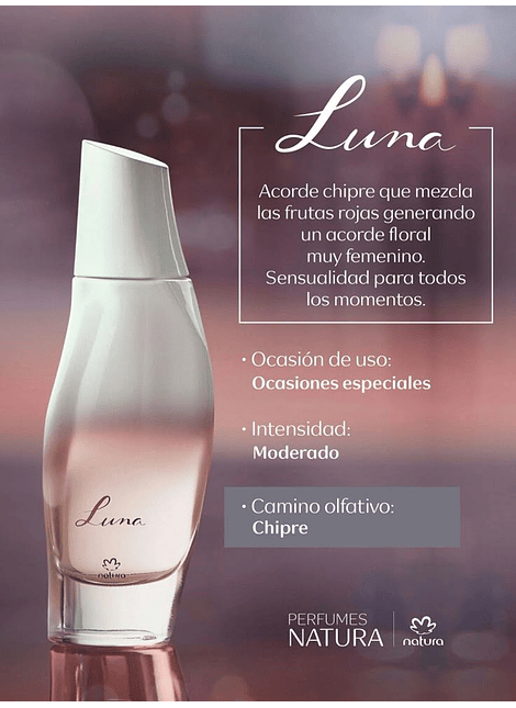 LUNA CLASICO EDP FEMENINA 75 ML NATURA
