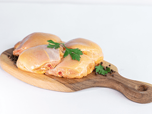 Contramuslos de pollo campesino 1 Kg  SIN PIEL