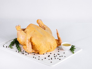 Pollo campesino Entero CON PIEL  5 lib 