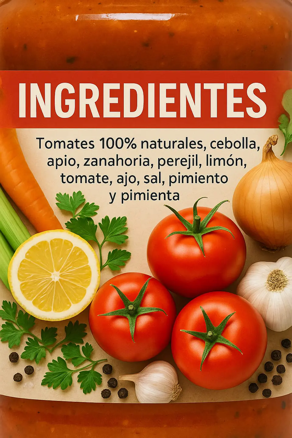 🥫Salsa napolitana 100% tomates.  Villa Santos 480 g  2
