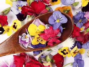 Flores comestibles 50 unidades