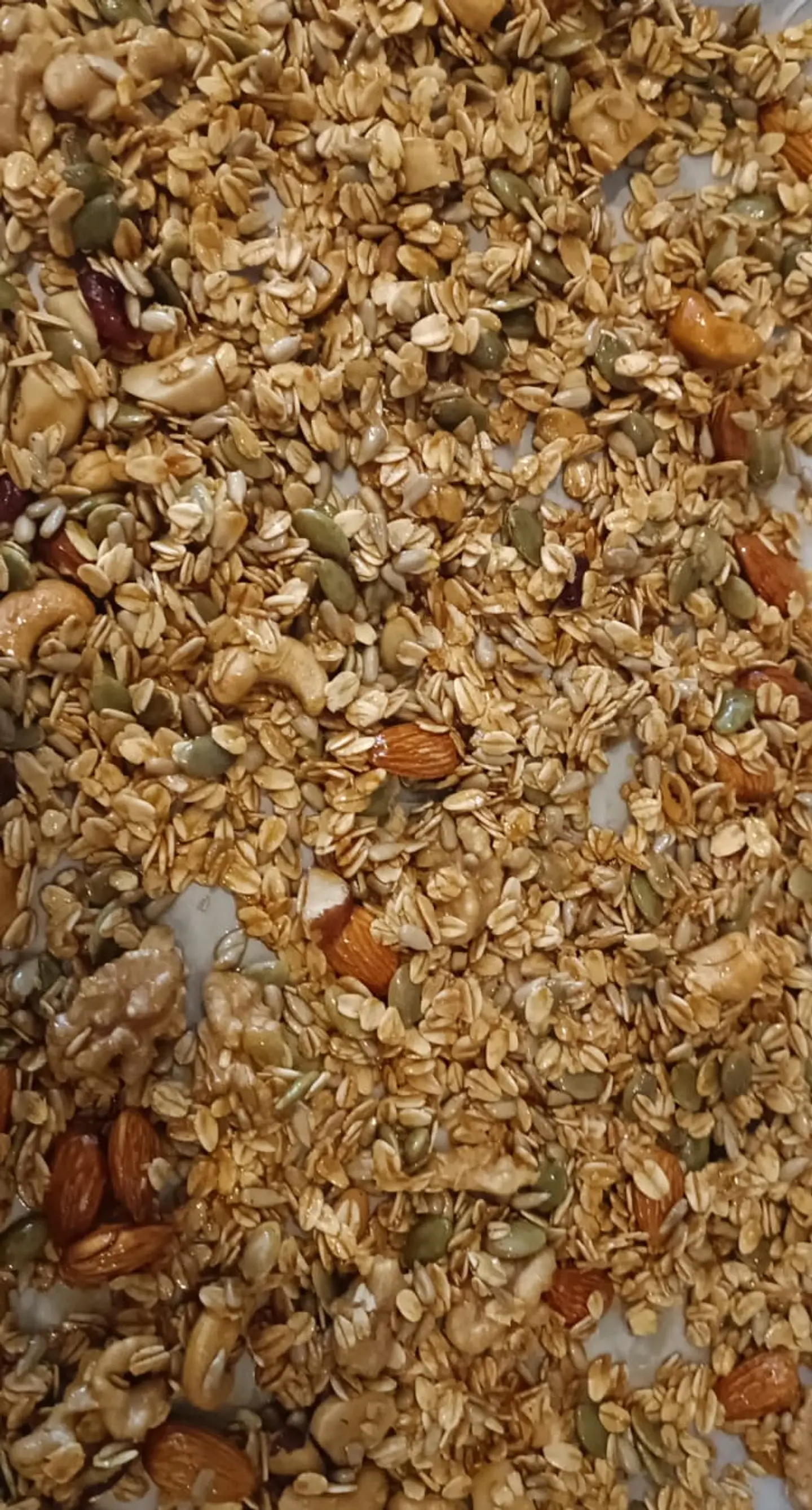 Granola dorada Premium. Con miel y nuez pecana 230  g  2