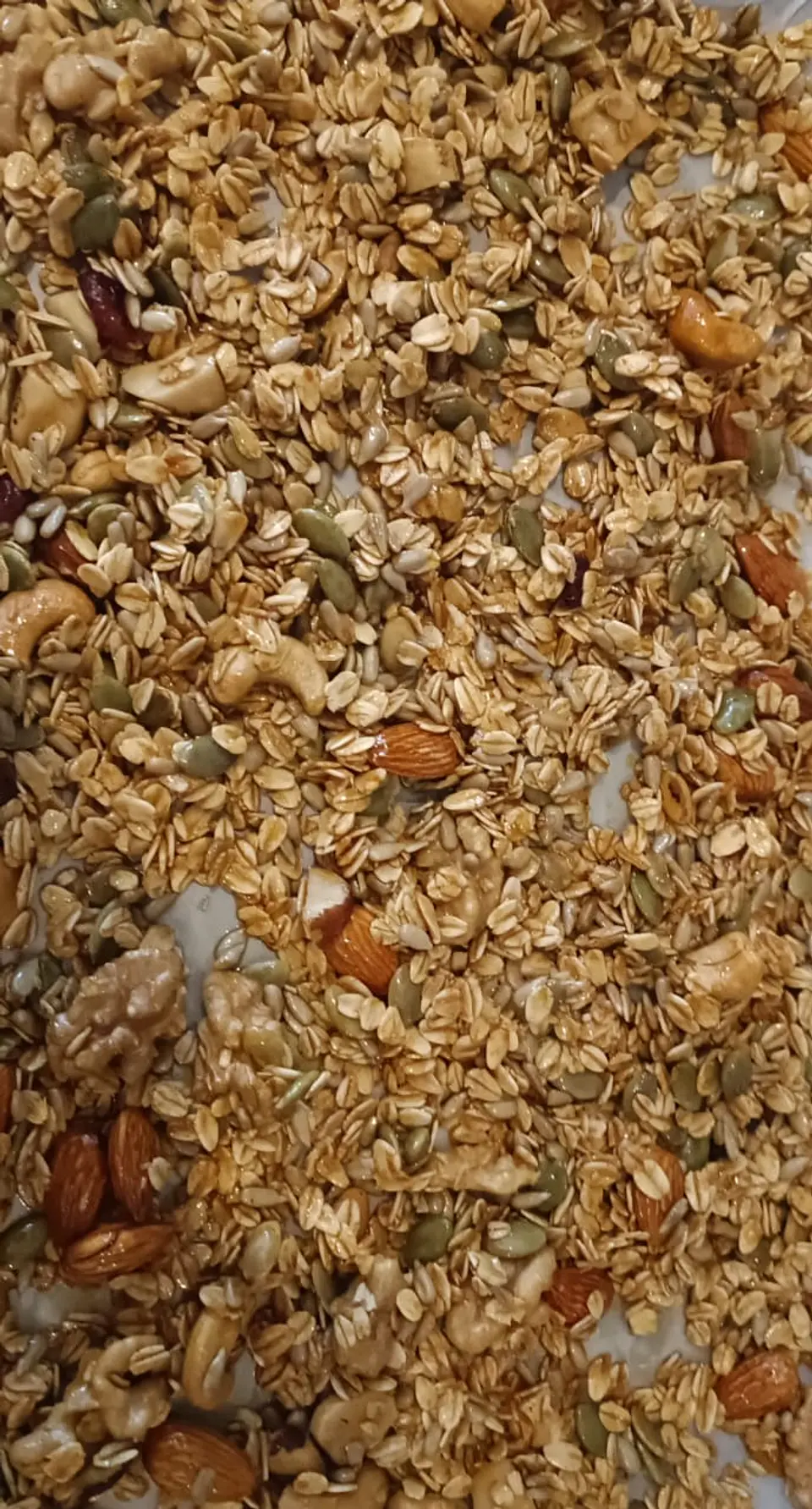 Granola dorada Premium. Con miel y nuez pecana 230  g  2
