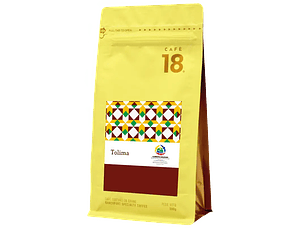 Café 18 orgánico. Tolima. 