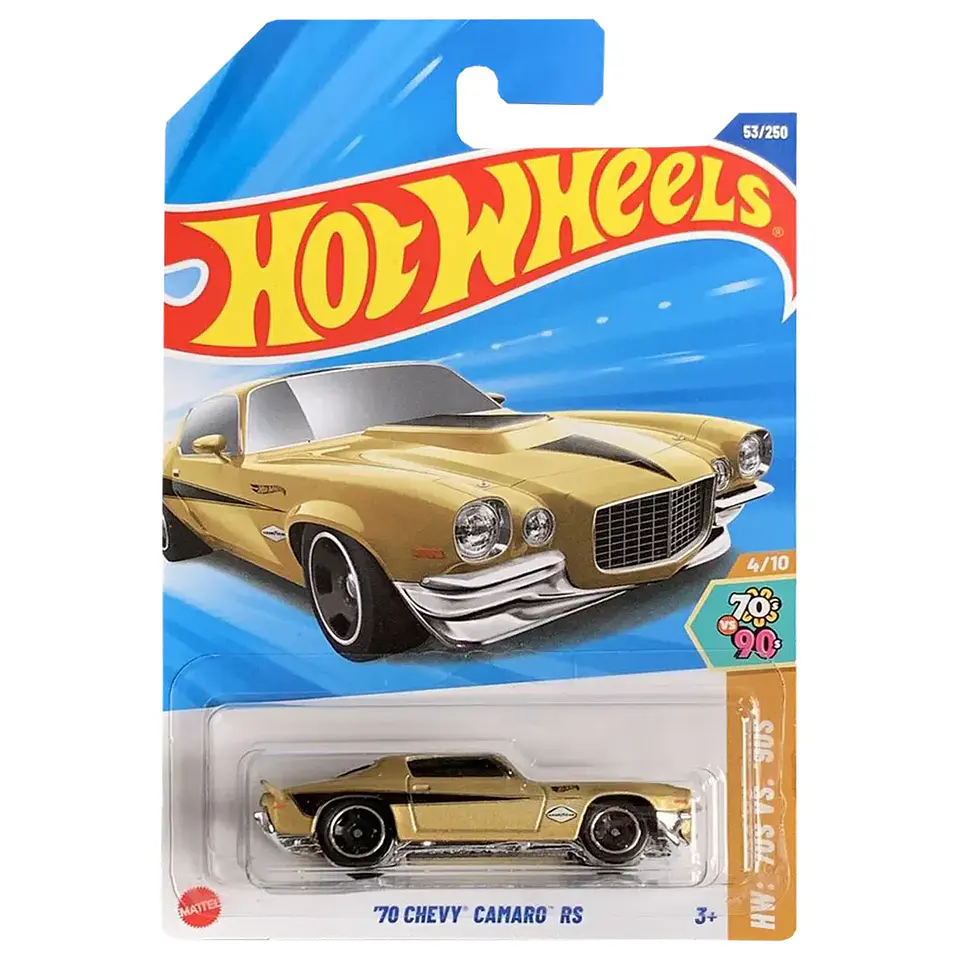 Hot Wheels - 70 Chevy Camaro Rs - 70s Vs 90s 4/10 1
