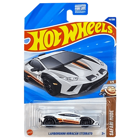 Mattel Hot Wheels - Lamborghini Huracan Sterrato - Safari Mode 1/5 - Escala 1:64 Juguete de Colección