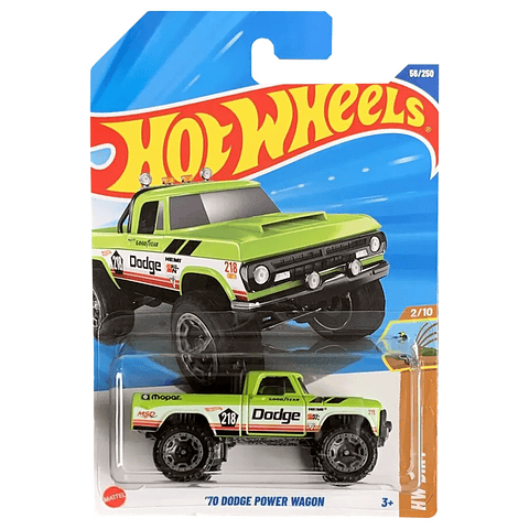 Hot Wheels - 70 Dodge Power Wagon - Dirt 2/10