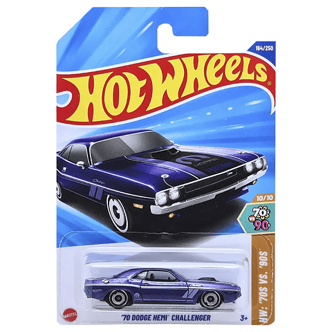 Hot Wheels - 70 Dodge Hemi Challenger - 70s Vs 90s 10/10