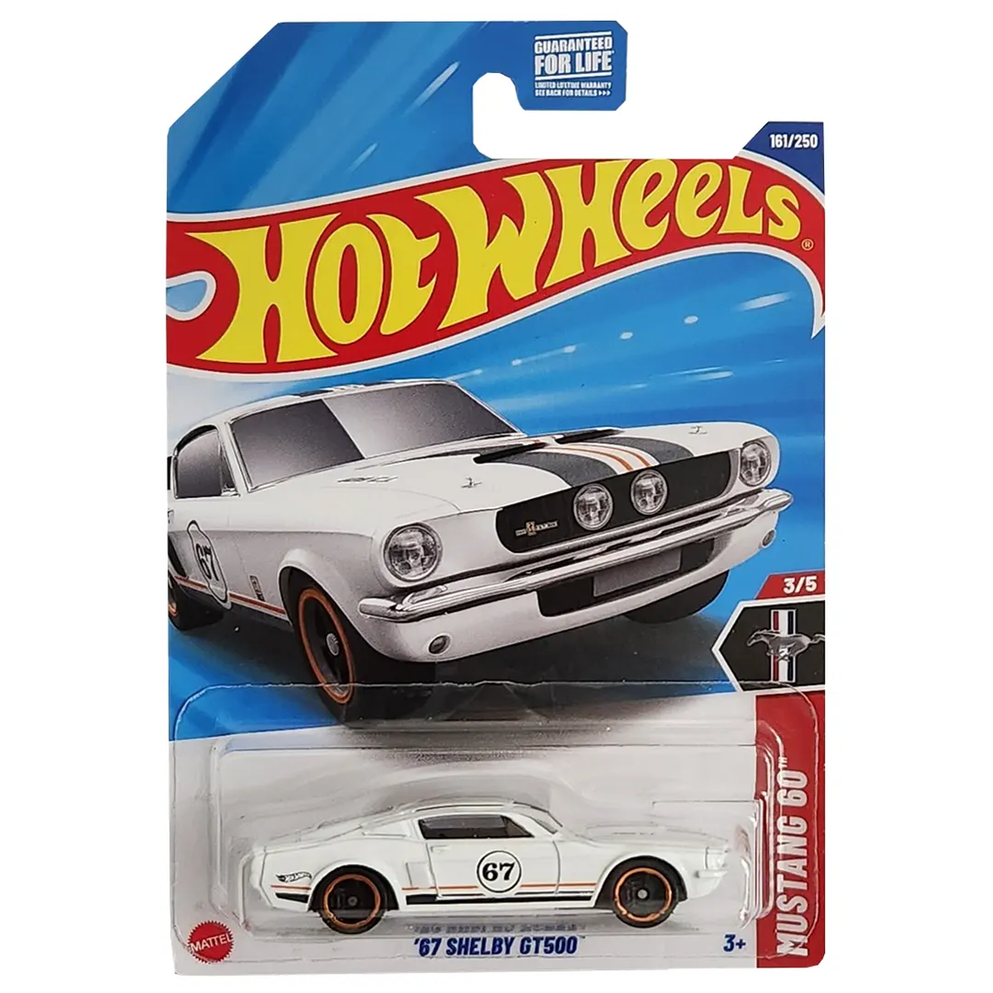 Hot Wheels - 67 Shelby Gt500 - Mustang 60 3/5 1